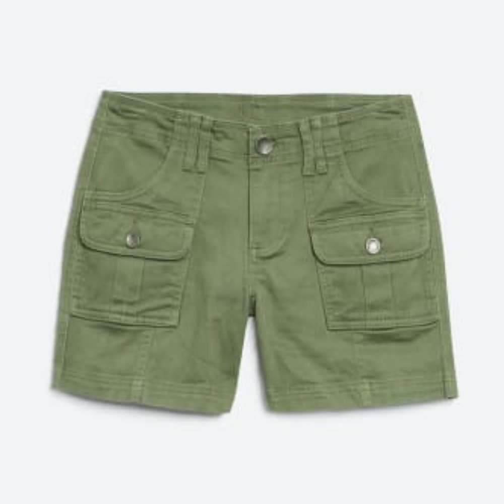 KUT FROM THE KLOTH Army Green Elliot Cargo Pocket Shorts Size 4
